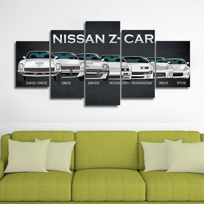 Nissan Z-car Canvas Wall Art