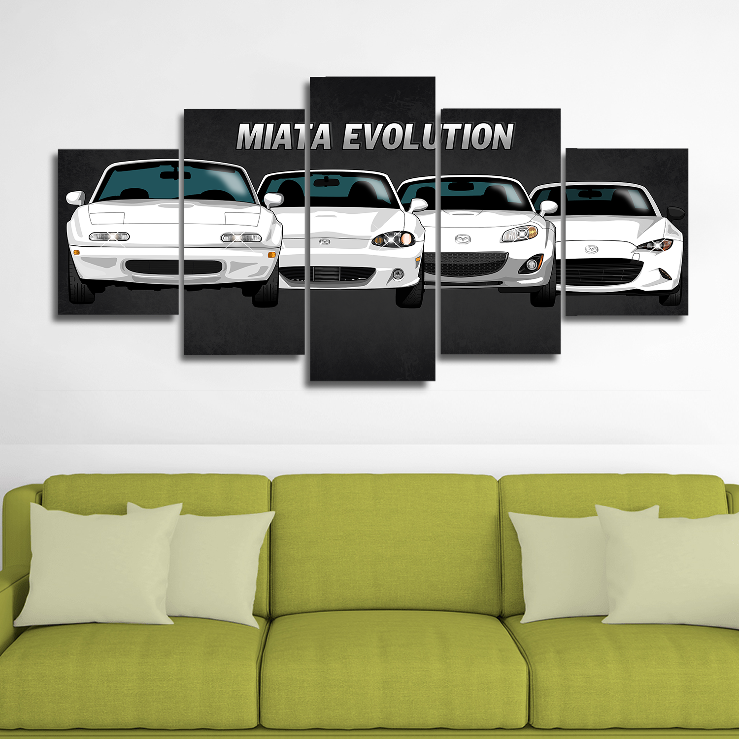 Miata (MX-5) (Revised) Canvas Wall Art