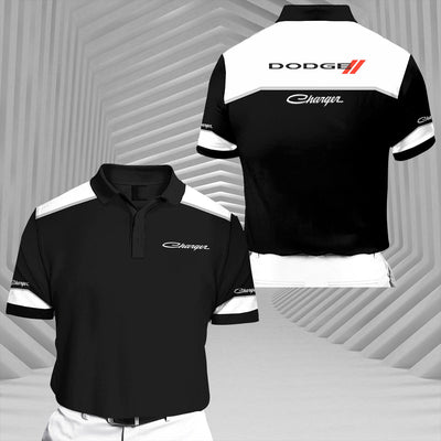 Charger-RCV1 Racing Series Short Sleeve Polo T-Shirt