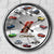 Challenger History Collection Art Wall Clock