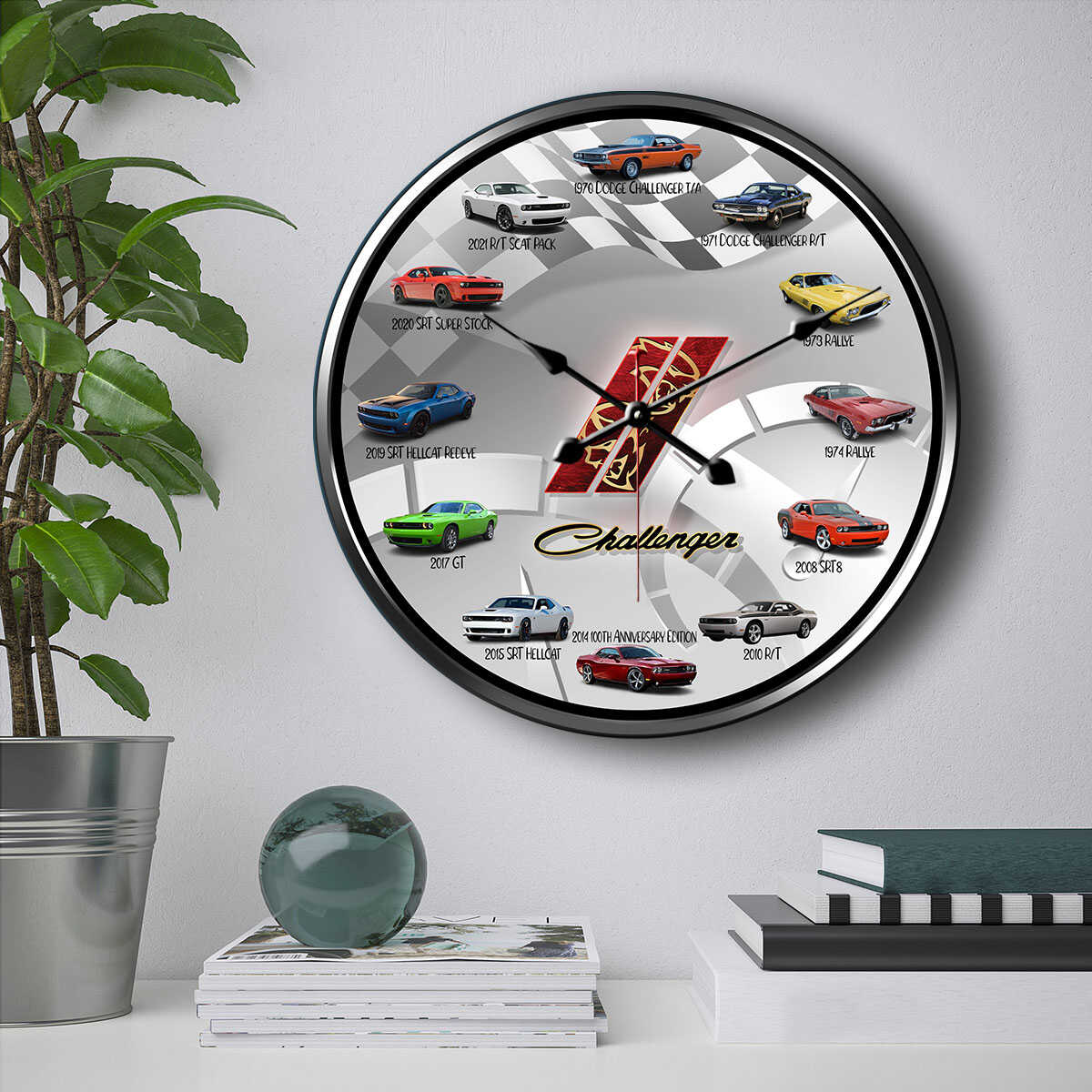 Challenger History Collection Art Wall Clock - TrendySweety