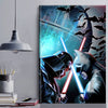 Vader vs BM Canvas Wall Art