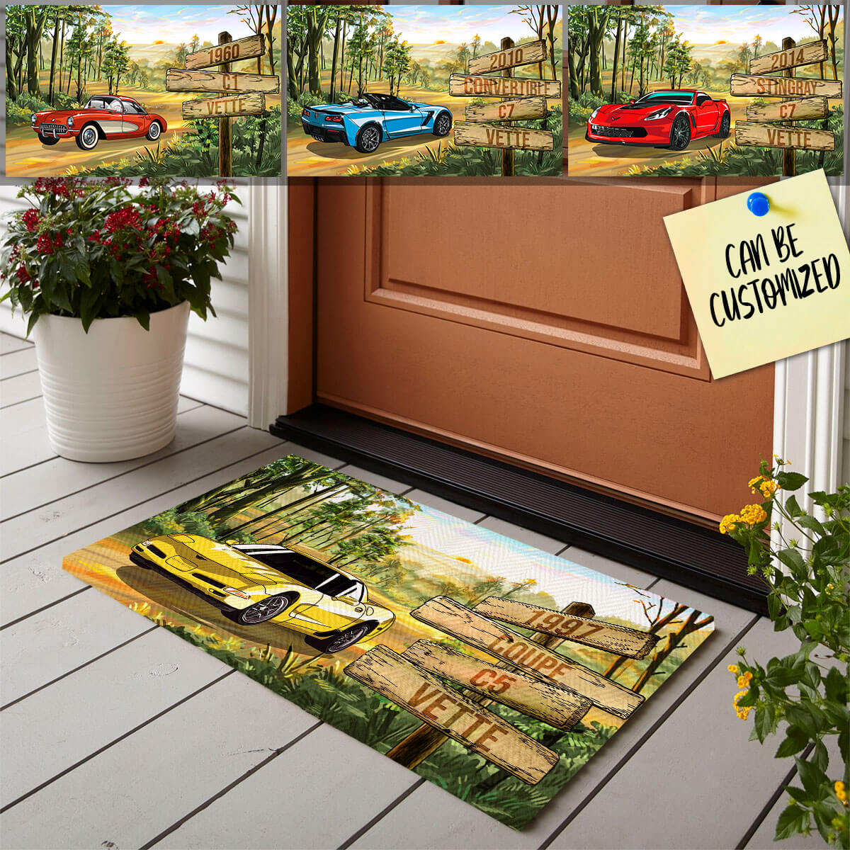 911 Collection In The Woods Art Area Doormat