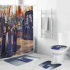 The Doctors Collection Bathroom Mat Set and Shower Curtain