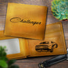 Challenger Hand-made Engraved Leather Bifold Wallet
