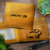 Miata Hand-made Engraved Leather Bifold Wallet