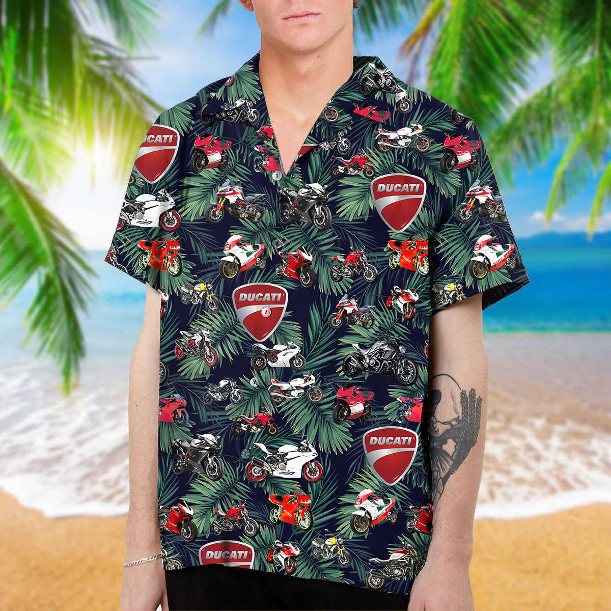 Ducati Collection Art Hawaiian Shirt V2