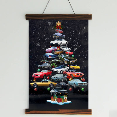 Firebird Christmas Tree Canvas Wall Art