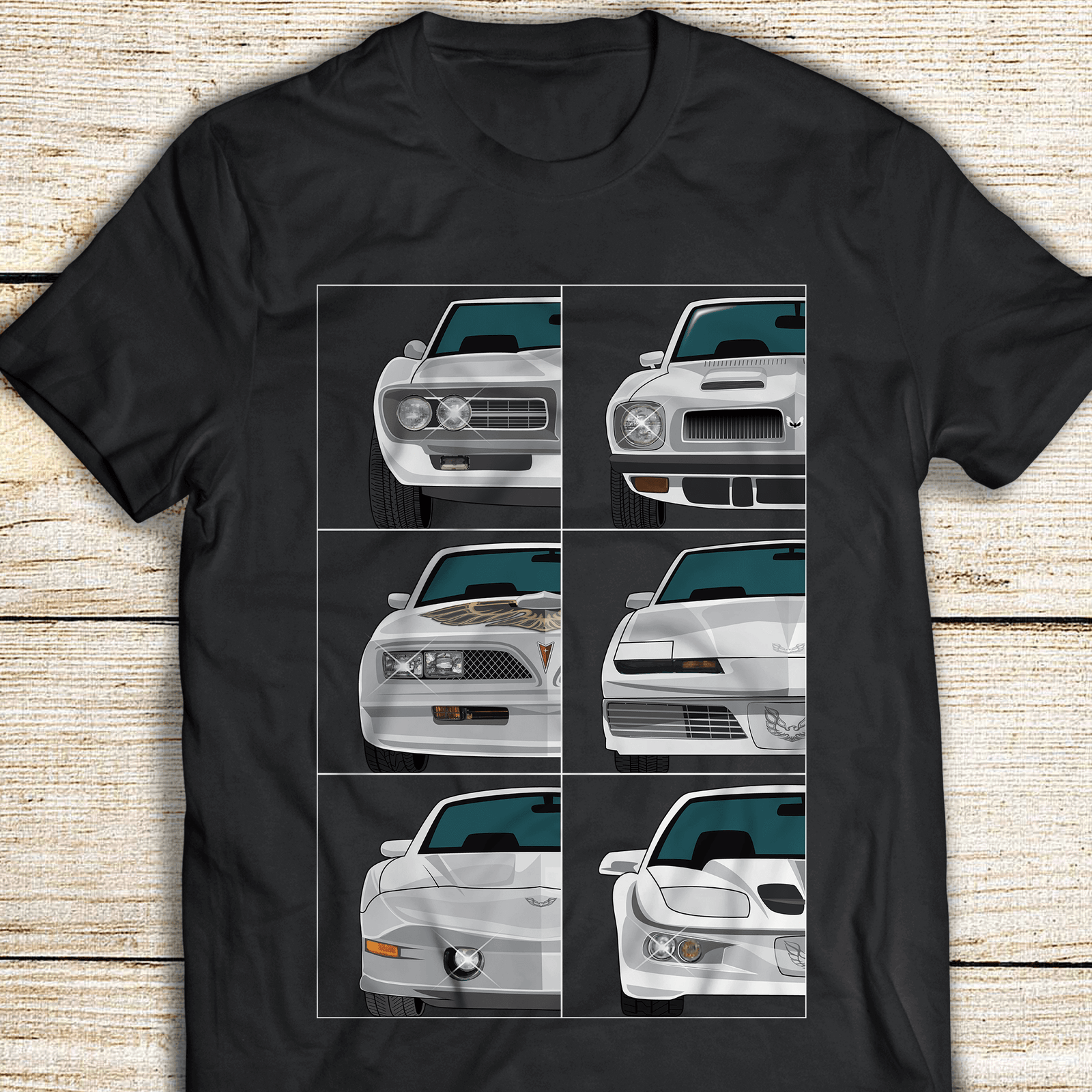 Firebird/Trans-Am Front View Collection T-shirt