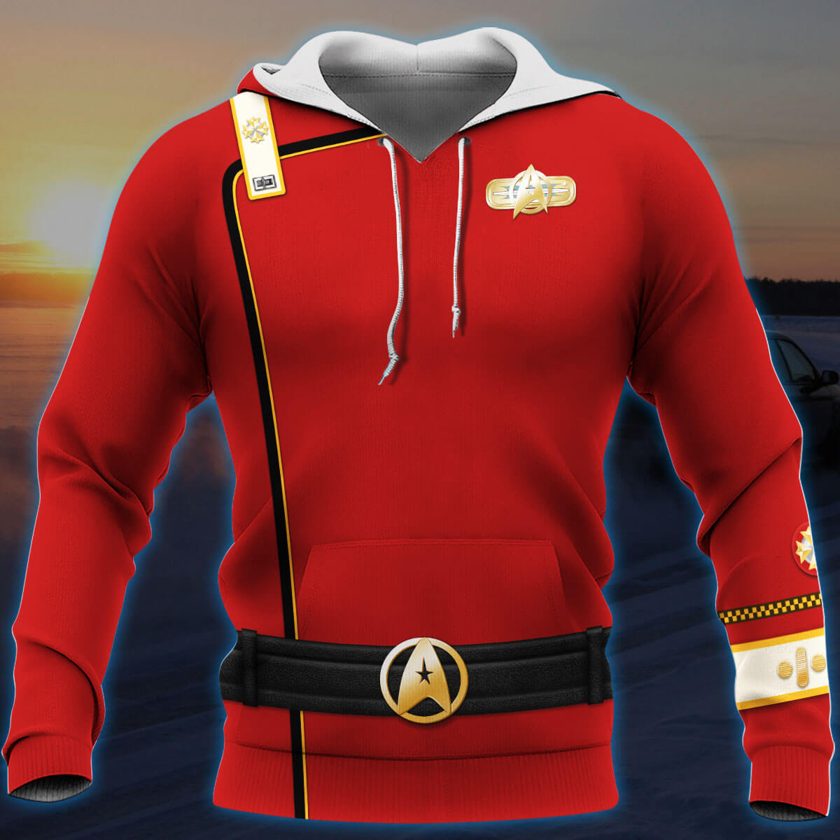 3D S.T Admiral Wear Hoodie