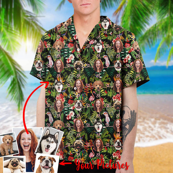 Personalized Dog Hawaiian Shirt and Beach Short - TrendySweety