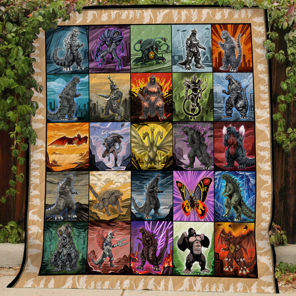 Godzilla quilt discount