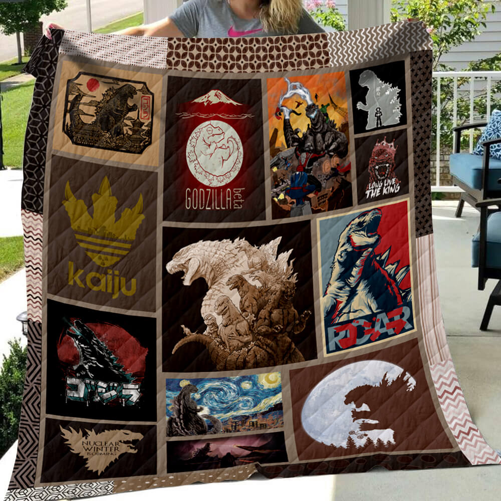 Godzilla Art Quilt