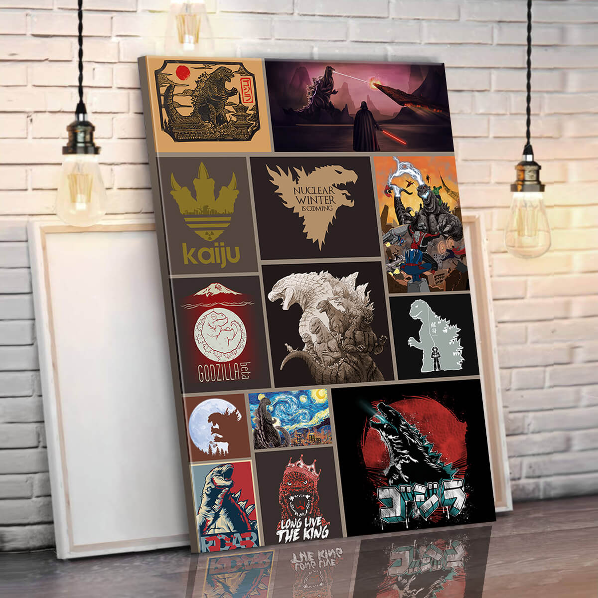 Godzilla Canvas Wall Art (New Version)