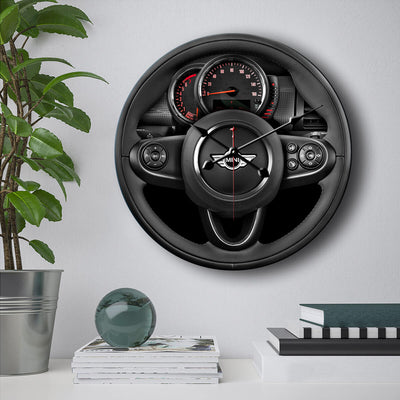 Mini Steering Wheel Wall Clock
