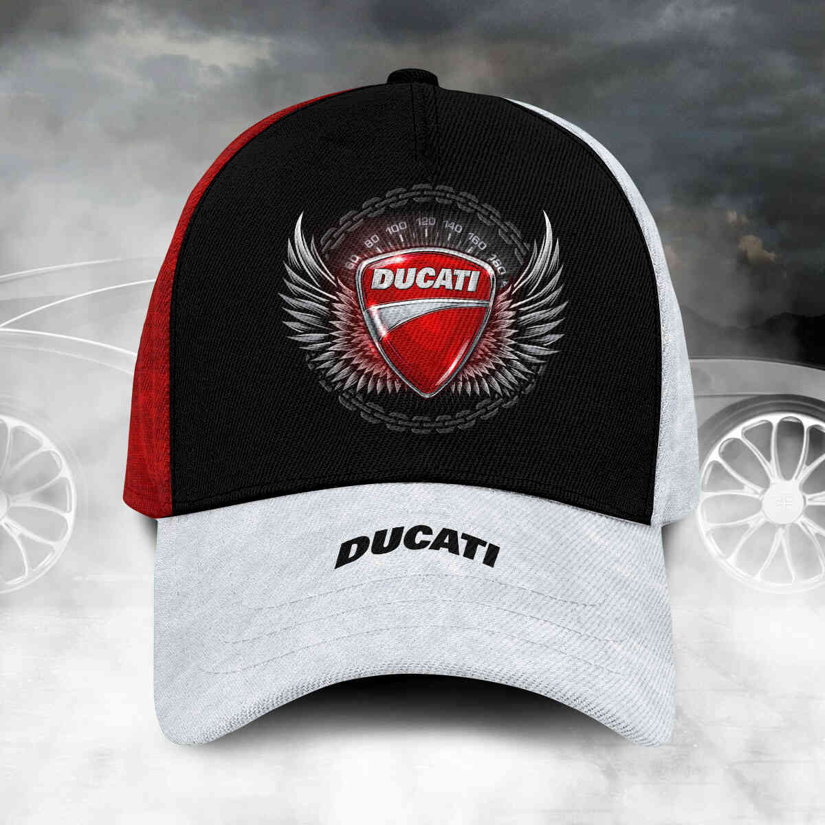 Ducati All Over Print Sports Baseball Cap