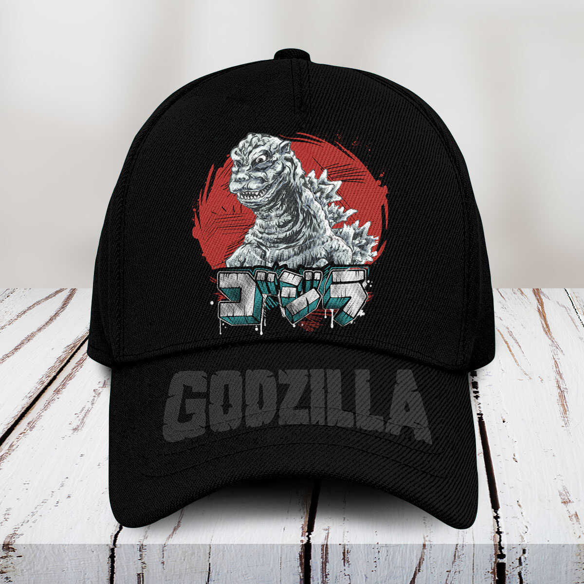 Godzilla All Over Print Sports Baseball Cap