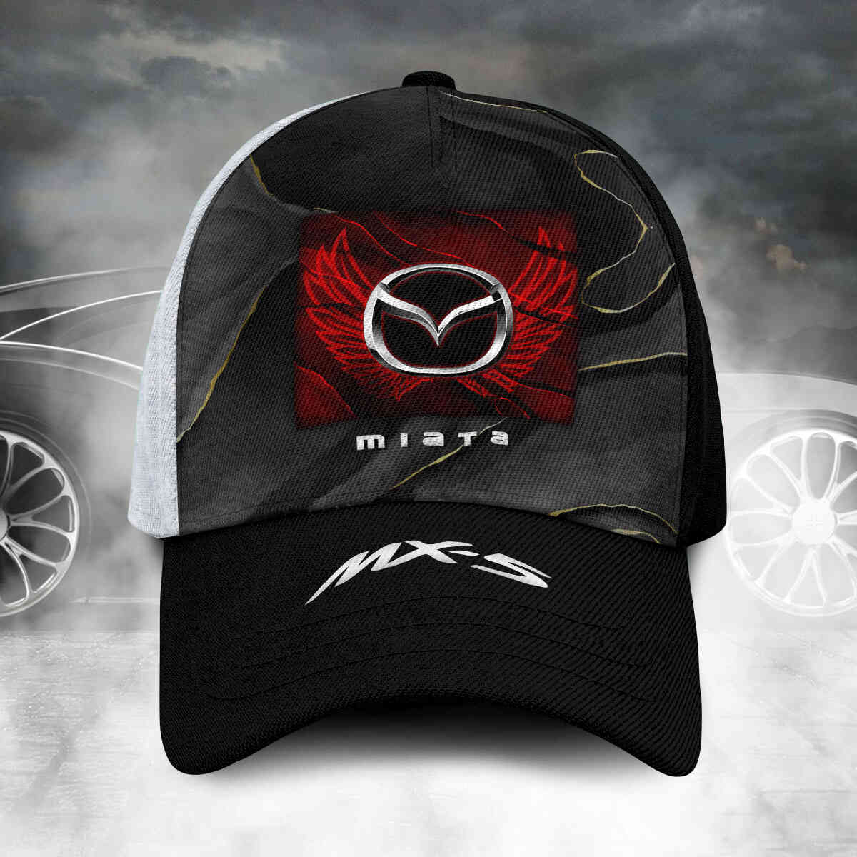 Miata All Over Print Sports Baseball Cap