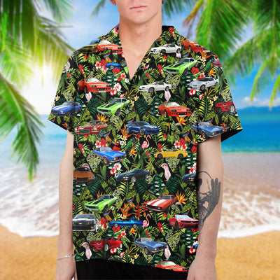 Camaro Collection Art Hawaiian Shirt and Beach Short