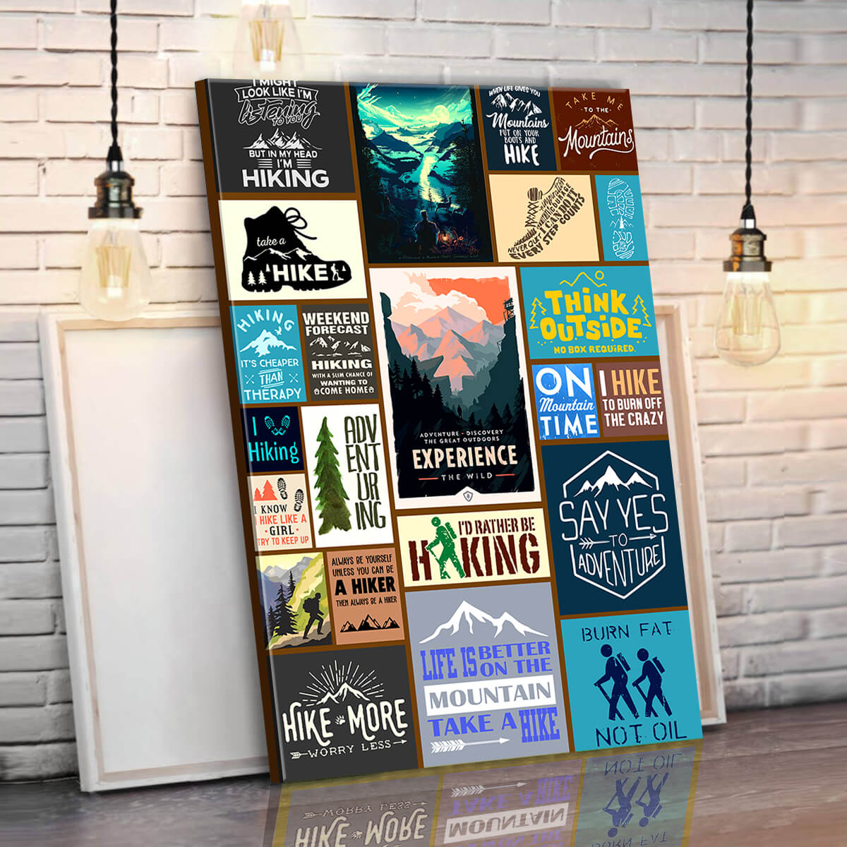 Hiking Canvas Wall Art