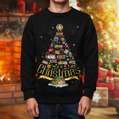 Hippie Christmas Sweatshirt