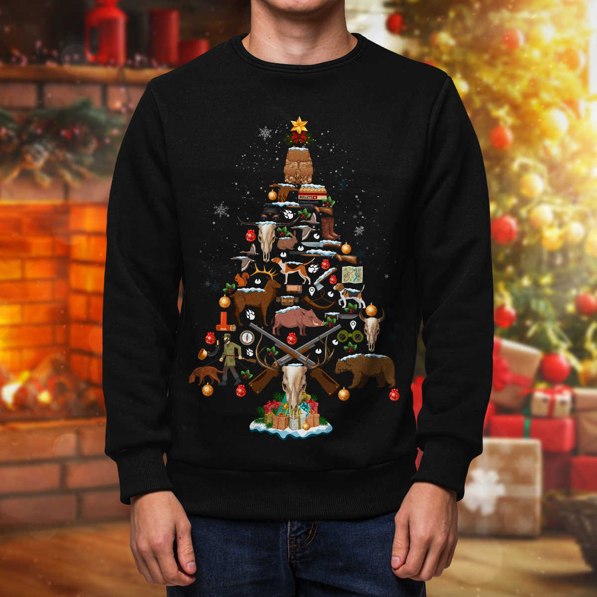 Hunting Christmas Sweatshirt