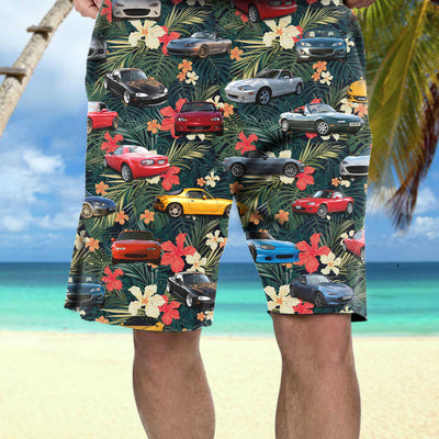 Miata Collection Art Hawaiian Shirt and Beach Short