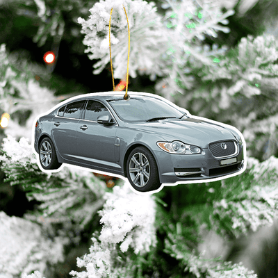 Jaguar Christmas Tree Decoration Hanging Ornament Set