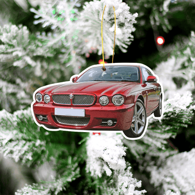 Jaguar Christmas Tree Decoration Hanging Ornament Set