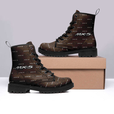 Miata Fashionable Vegan Leather Boots