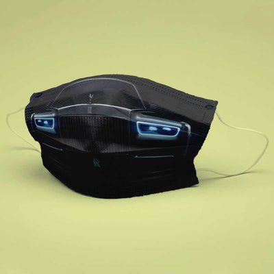 Sport Car Headlights Face Mask