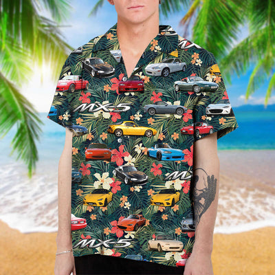 Miata Collection Art Hawaiian Shirt V2