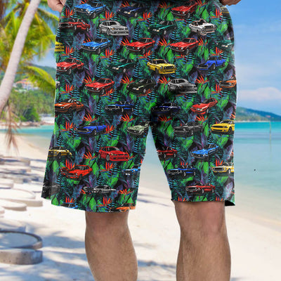 Stang Collection Art Hawaiian Shirt and Beach Short
