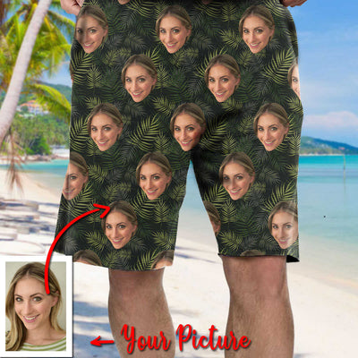 Personalized Human Hawaiian Shirt and Beach Short