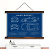 996 Blueprints Canvas Wall Art