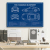 996 Blueprints Canvas Wall Art