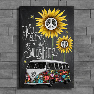 Kombi Sunshine Canvas Wall Art