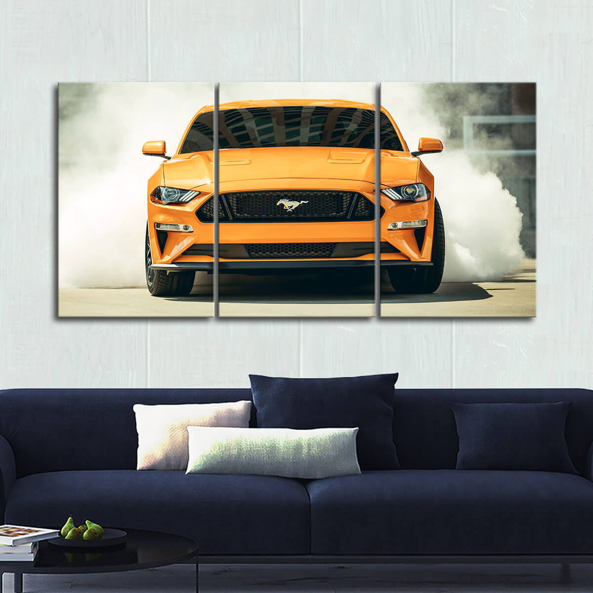 Mustang Landscape Canvas Wall Art No.4