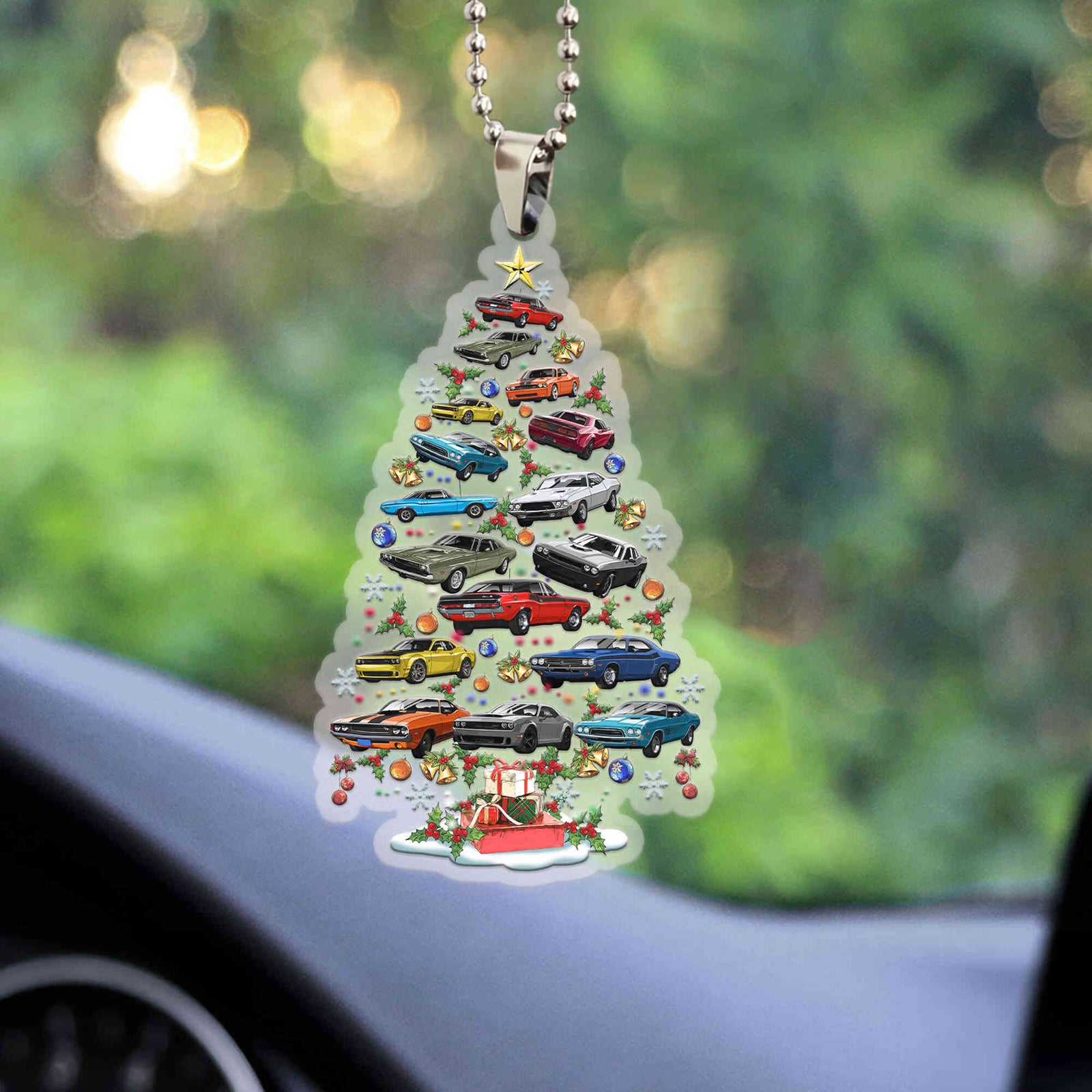 Challenger In-car Hanging Ornament - Christmas Tree From All Challengers
