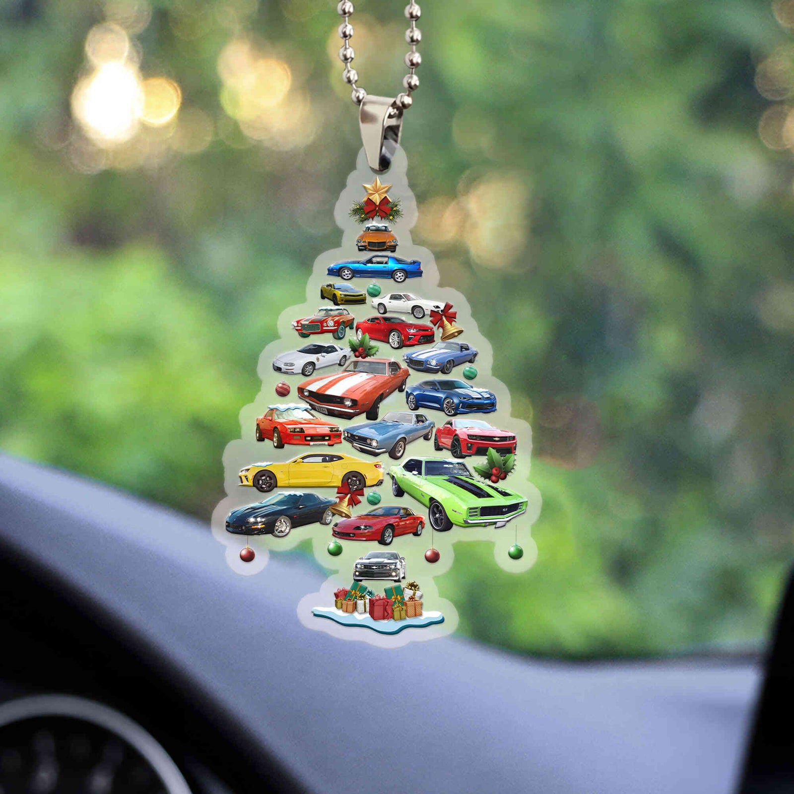 Camaro In-car Hanging Ornament - Christmas Tree From All Camaros