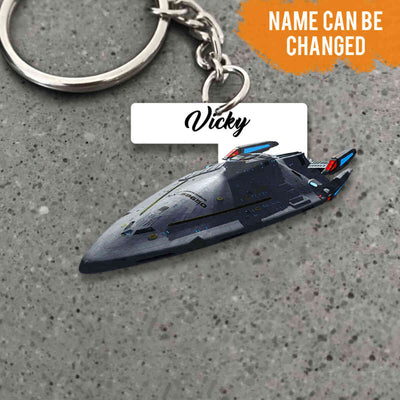 Personalized S.T Ships Collection Keychain