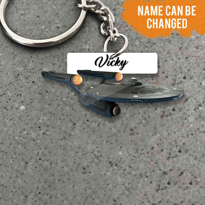 Personalized S.T Ships Collection Keychain