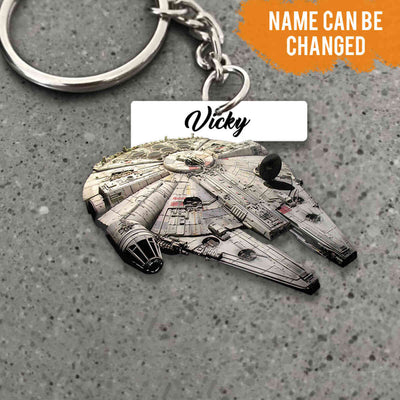 Personalized S.W Ships Collection Keychain