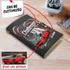 Personalized Car Racing Leather Notebook