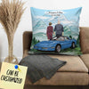 Personalized CV Art Couple Decorative Pillow