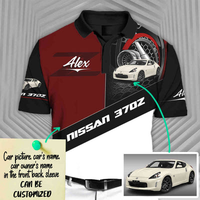 Personalized Z-car Short Sleeve Polo T-Shirt