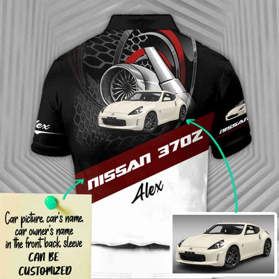 Personalized Z-car Short Sleeve Polo T-Shirt
