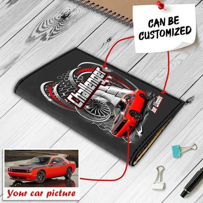 Personalized Car Racing Leather Passport Cover