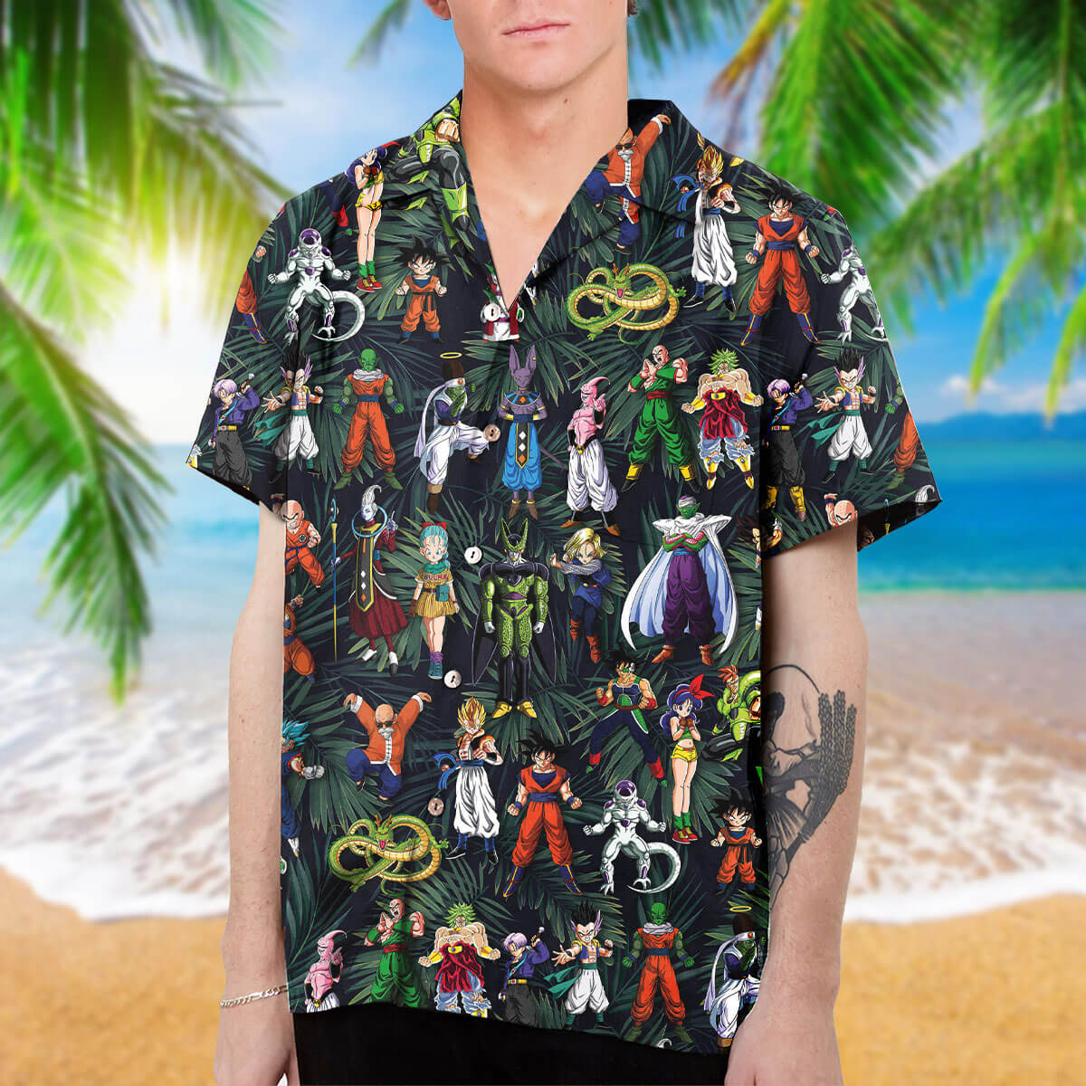 DBZ Collection Art Hawaiian Shirt