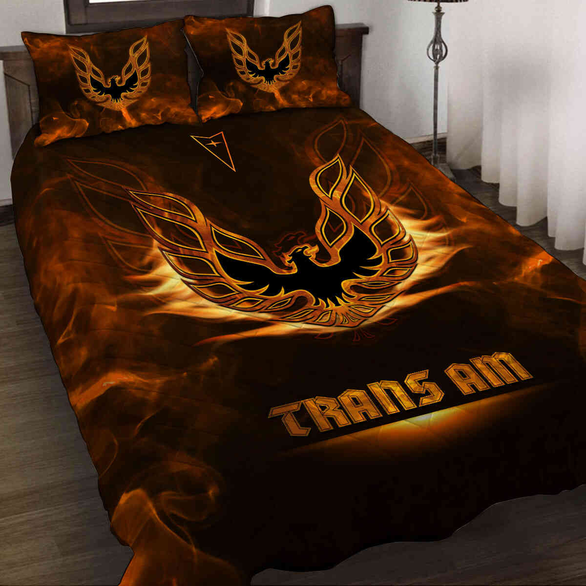 Sensational Firebird Art Quilt Bedding Set